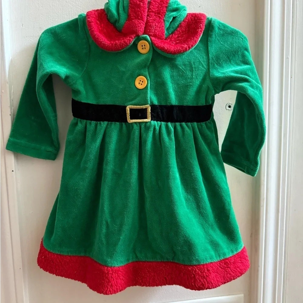 Hooded Christmas Dress